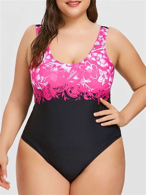 Photo Gallery Plus Size One Piece Floral Swimwear Plus Size One