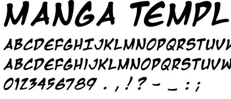 Manga Temple Bold Font Fancy Comic