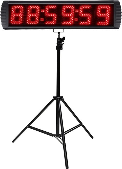 GANXIN 5 Inch LED Race Clock With Tripod For Running Events Marathon