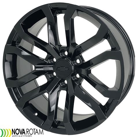 22 Black Wheels Rims Fits Chevy Silverado Gmc Sierra At4 Trailboss