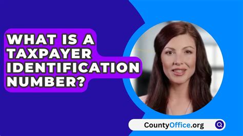 What Is A Taxpayer Identification Number Youtube