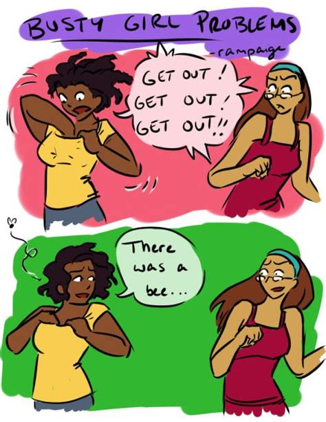 Pin On Busty Girl Perks And Problems Comic