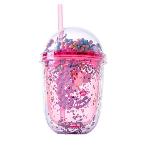 Vaso Magia El Unicornio Sirena Onix Pink Shop