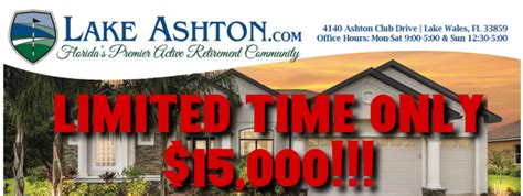 Florida Retirement Community New Homes Lake Ashton Fl