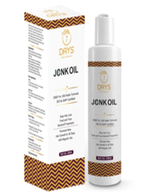 Buy 7 DAYS Jonk Oil Hair Regrowth Oil To Control Hair Fall & Dandruff 120 Ml - Hair Oil for ...