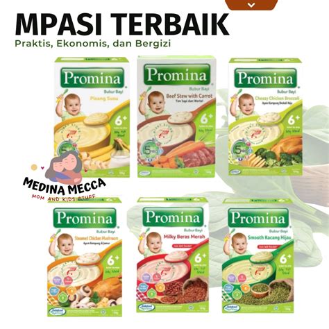 Jual Promina Bubur Bayi Bulan Kotak Gram Varian Shopee