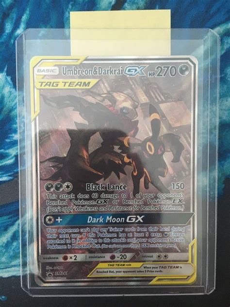 Umbreon Darkrai Gx Sm241 Promo Tag Team Powers Collection Pokemon Tcg