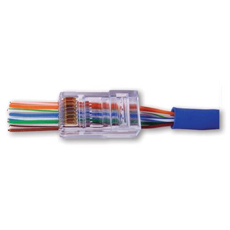 Pla 100010c Platinum Tools Ez Rj45 Cat6 Connector 50clamshell