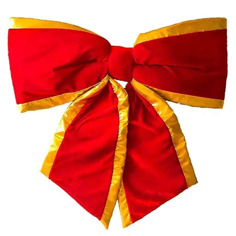 Red Velvet Christmas Bow Fantasy Lights Group