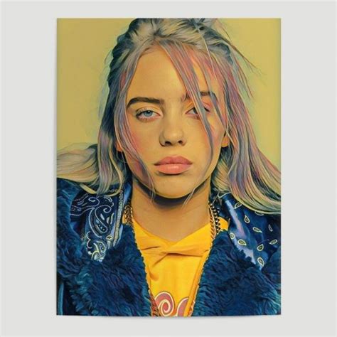 Billie Eilish Share Your Gifts Poster Wallart Cube Shop