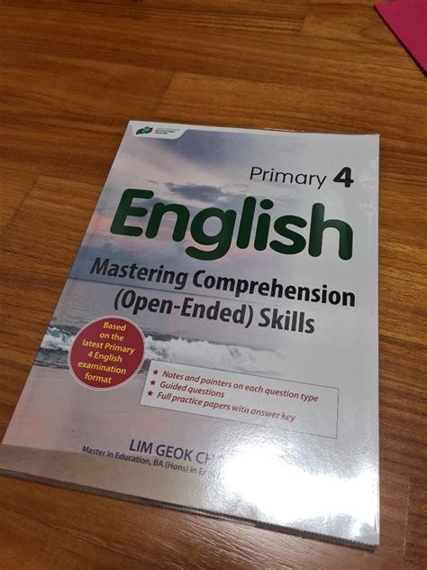 Mastering Comprehension Open Ended Skills P4 Hobbies And Toys Books