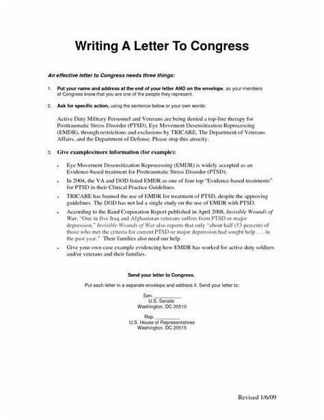 Letter To Congress Format Hamiltonplastering