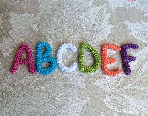 Free Crochet Patterns For Letters Of The Alphabet