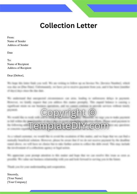 Unpaid Invoice Debt Collection Letter Sample And Examples