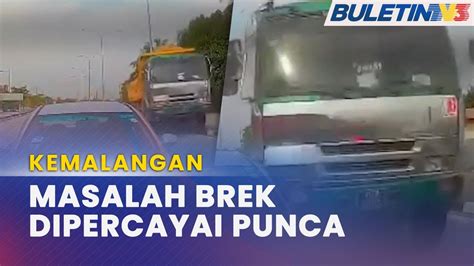 KEMALANGAN Lori Terbabas Dipercayai Alami Masalah Brek YouTube