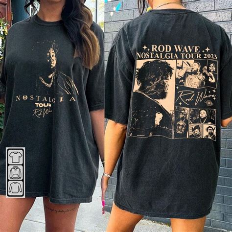 Rod Wave Nostalgia 90s Rap Music Shirt 2 Sides Bootleg Vintage