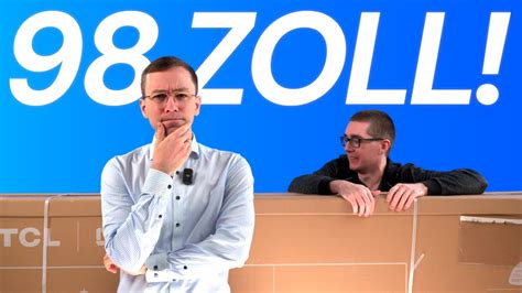 Zoll Tv F R Tcl Uhd Unboxing Erster Eindruck Vom