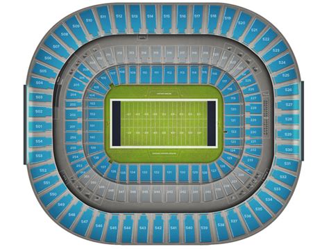 Bank Of America Stadium Map Maping Resources