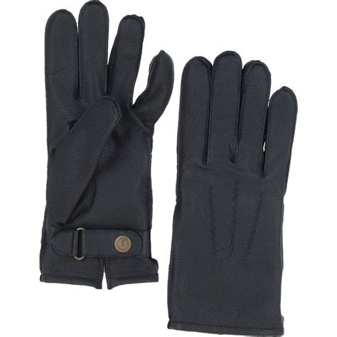 Mens Leather Gloves Black Gb 520