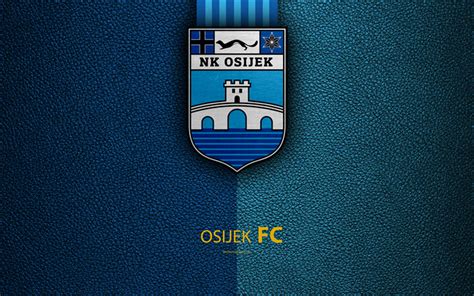 Download wallpapers NK Osijek, 4k, emblem, HNL, Osijek, Croatia, logo ...