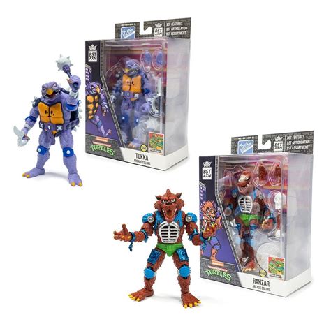 Exclusive Comic Con Figures Unveiled: Tokka and Rahzar from Ninja
