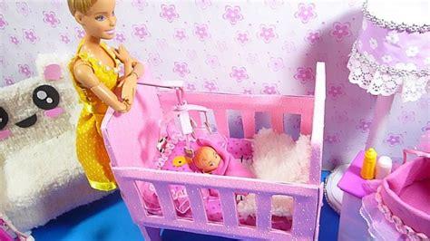 Como Hacer Cuna Para Mu Ecas Barbie Cuna Para El Bebe De Mu Eca Barbie