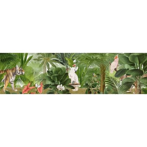 Frise Wand Bordure Murale Auto Adh Sive Jungle Chambre Enfant Chambre