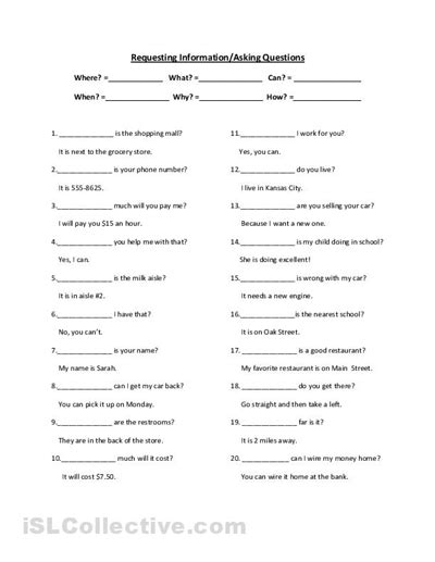 16 Fill In Blank Worksheets