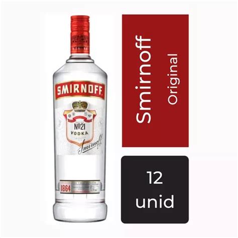 Vodka Smirnoff Ml Original Caja X Unidades Mp Drinks