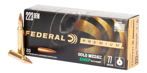 Federal Ammunitions New Gold Medal CenterStrike 223 Rem Match Loads