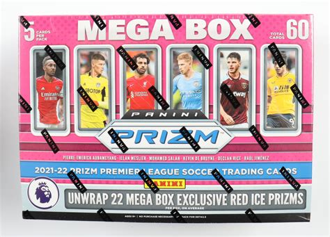 2021 22 Panini Prizm Premier League Soccer Mega Box With 12 Packs