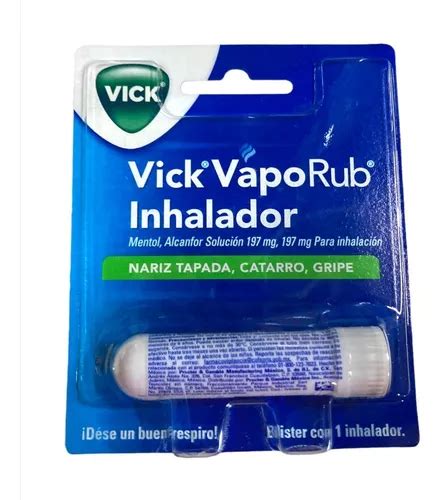 Vick Vaporub Inhalador Para Nariz Tapada Catarro Gripe Mercadolibre