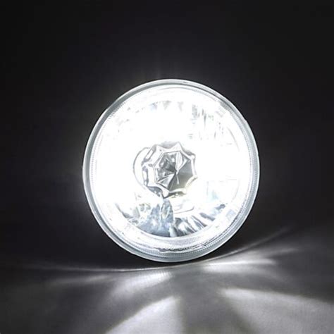 White Led Halo Angel Eye Crystal Clear Headlight W K Led Light