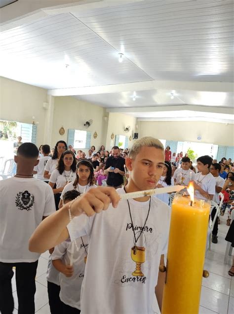 Recife Pe Rea Pastoral Celebra Primeira Eucaristia Para Crian As E