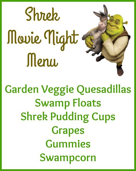 Shrek Movie Night Party Ideas