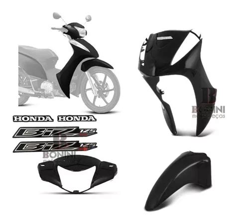 Kit Carenagem Original 4 Peças Honda Biz 125 2006 2010 Escorrega o