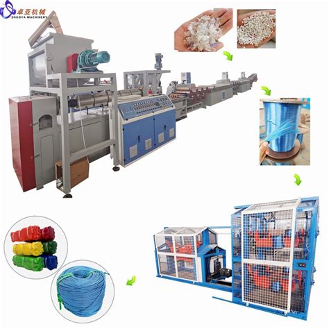 Automatic Pp Pe Pet Plastic Rope Making Machine China Plastic