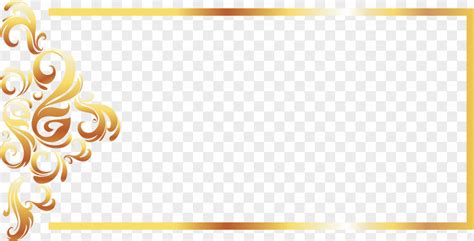 Gold Border Fancy Clip Art Vector Graphics Image Transparency PNG Image ...