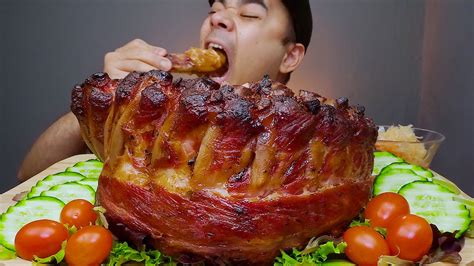 Crown Roasted Pork Ribs Mukbang Asmr Alfie Eats Youtube