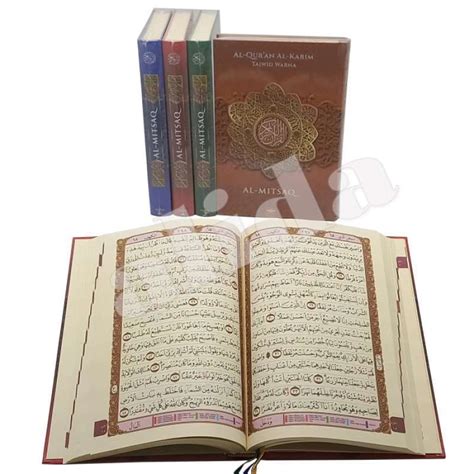 Jual Alquran Al Mitsaq Uk Besar A4 Tajwid Warna Al Quran Mushaf