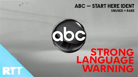 ABC Start Here Ident Unused Rare STRONG LANGUAGE WARNING YouTube