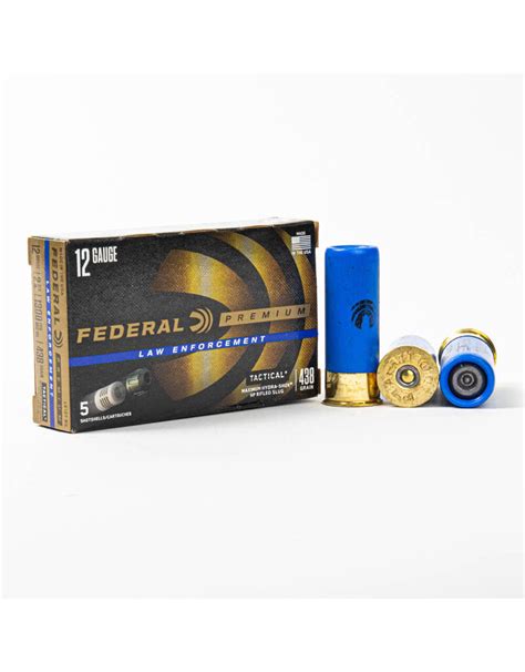 Federal Law Enforcement Ga Rds Tactical Hp Rifled Slug