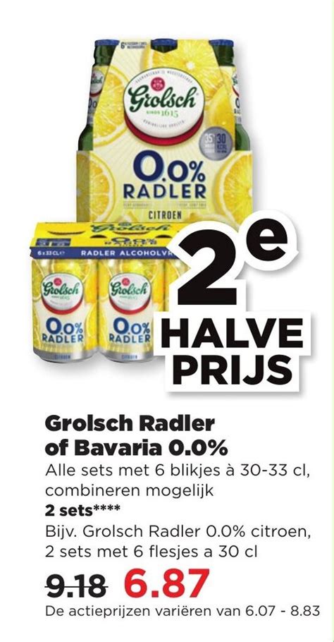 Grolsch Radler Of Bavaria Alle Sets Met Blikjes Cl