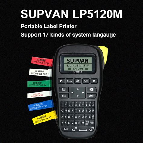 Supvan Imprimante D Tiquettes Industrielle Portable Sans Fil