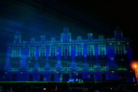 Photos Bar le Duc la façade de la préfecture sous les feux du mapping