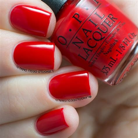 OPI Big Apple Red NL N25 Opi Red Nail Polish Red Gel Nails Red