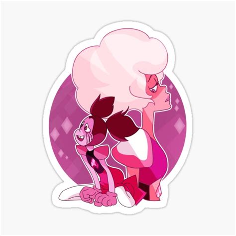 "Spinel and Pink Diamond" Sticker by sodalit3 | Redbubble