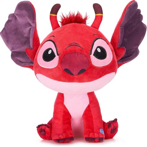 Peluche Disney Leroy Lilo E Stitch Pupazzo Rosso Di Cm Bambini Con