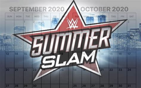 Wwes Current 2020 Pay Per View Schedule Following Summerslam