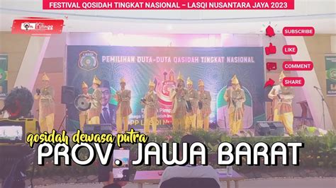 QOSIDAH DEWASA PUTRA PROV JAWA BARAT FESTIVAL QOSIDAH TINGKAT